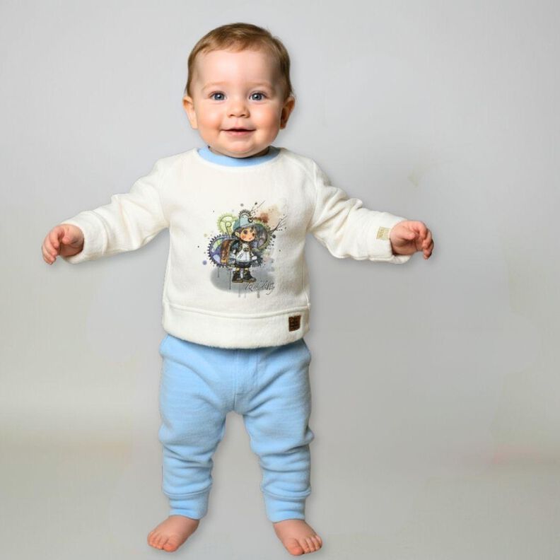 Schnittmuster Babyshirt Ingra-Jan Gr. 62-86 A4/A0-Datei image number 4