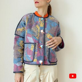 Wattierte Jacke "Rebecca" 2 Längen-/Kragenoptionen Gr. 32-54