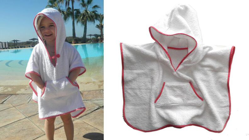 Poncho/Badeponcho "Franzi", Gr. 110-152 image number 1