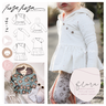 Shirt/ Kleid #Flora Gr. 74-164 inkl. A4/ A0/ Beamerdatei thumbnail number 1