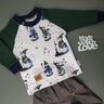 Knopfleisten Kinder Pullover BUTTON RAGLAN Baby Gr. 50 - 86 thumbnail number 1