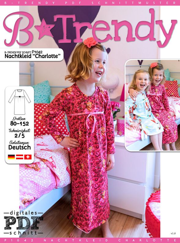 Nachtkleid CHARLOTTE N&auml;hanleitung + Schnitt image number 2