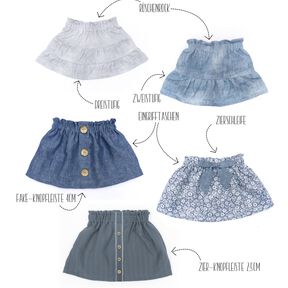 Sunny Skirt | Schleiferlwerk | eBook | Größen 80-146