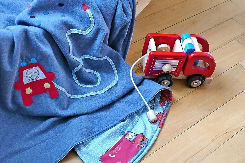 Flinke Feuerwehr &ndash; Appliziervorlage mit Applizierschule image number 2