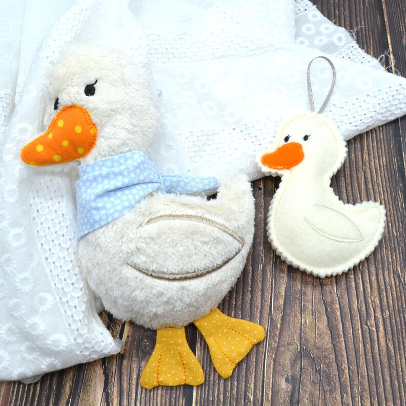 Stickdatei ITH Gans Gänse Ente Kuscheltier image number 4