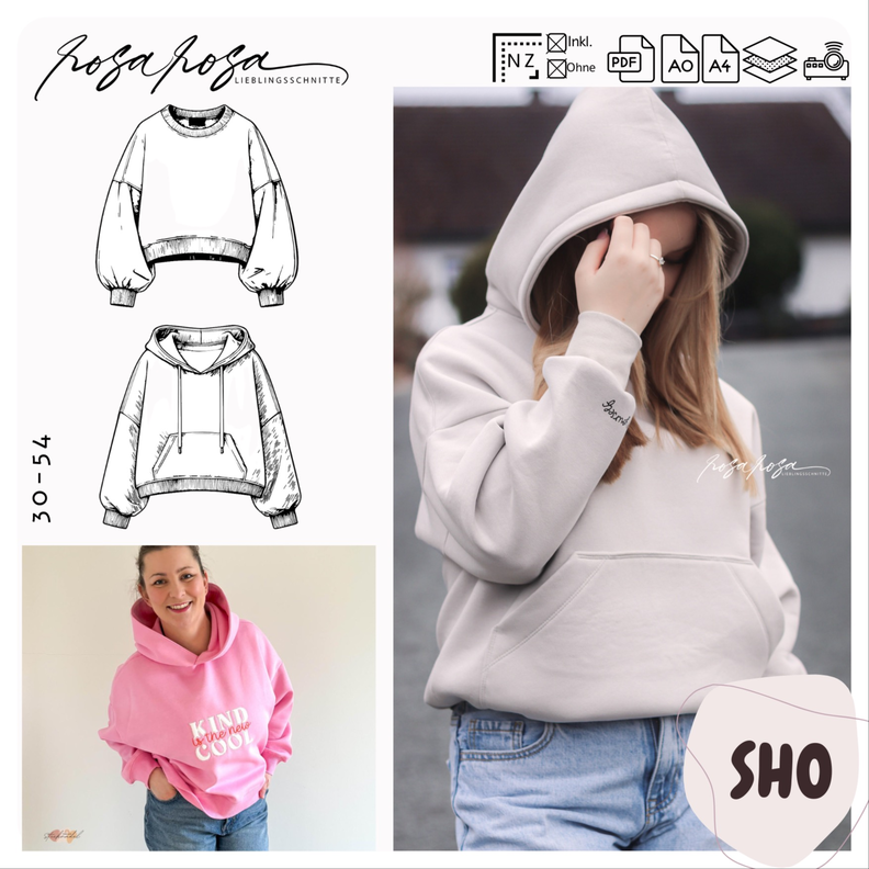 #SHO – Oversize Hoodie 30–54 inkl. A4/A0/Beamerdatei image number 1