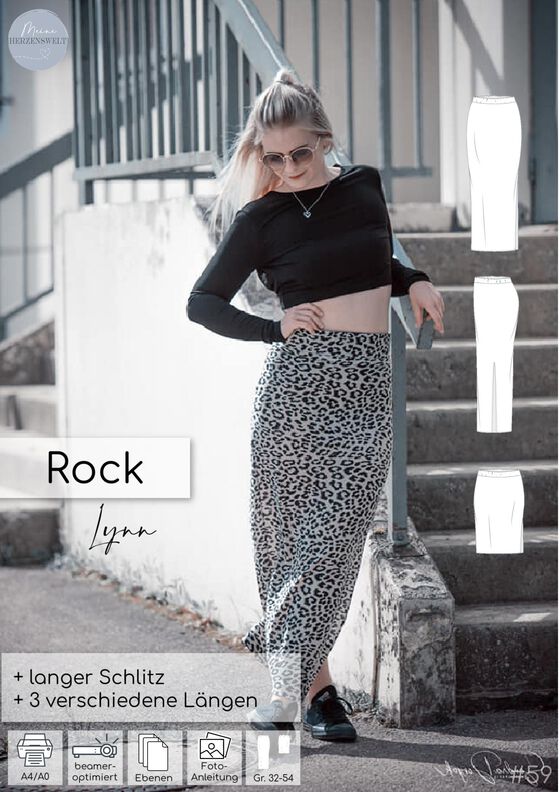 Rock Damen - Schnittmuster Gr. 32-54 - meine LYNN #59 image number 8