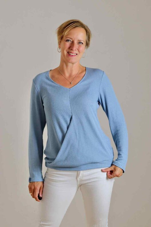 Jule- Schnittmuster Wickelshirt 34-54 image number 5