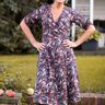 Thea - Wickel Kleid Klassischer Stil 34-54 thumbnail number 3