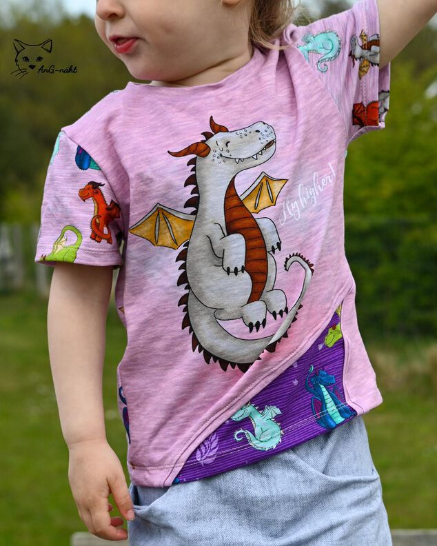 Hoodie/Shirt Swante Mini Gr. 80-122 inkl. Beamerdatei image number 5