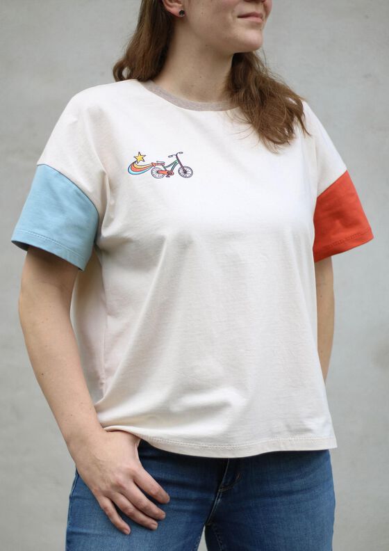 Oversized Shirt Lys, Gr. 32-50, inkl. A0 image number 6