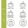 Kürbis Herbstzeit Herbstliebe Plotterdatei Set | DIY Hunger thumbnail number 3