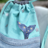 Turnbeutel Rucksack, 3 Größen,  mit Innenfutter  thumbnail number 6