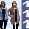 Anna – offener Cardigan in 3 Längen BU 80-116, A4+A0 thumbnail number 10