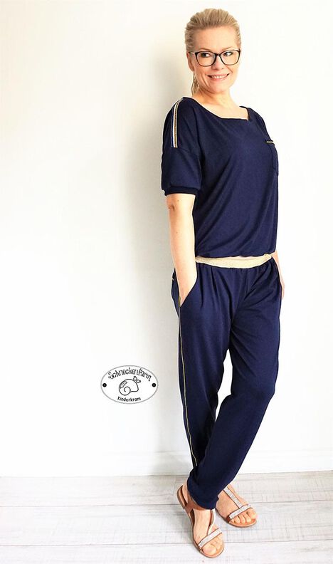 Jumpsuit "Ilvy", Schnittmuster und Nähanleitung Gr. 158-46 image number 8