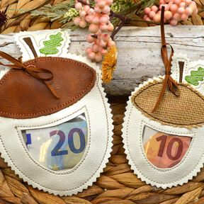 Stickdatei Eichel Herbst Füllobjekt ITH