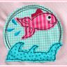 Stickdatei DOODLE Fisch für den 10x10cm Rahmen thumbnail number 3
