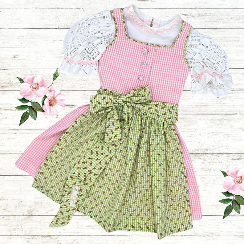 Kinderdirndl Resli 1 Gr. 80 -140 Schnittmuster image number 9