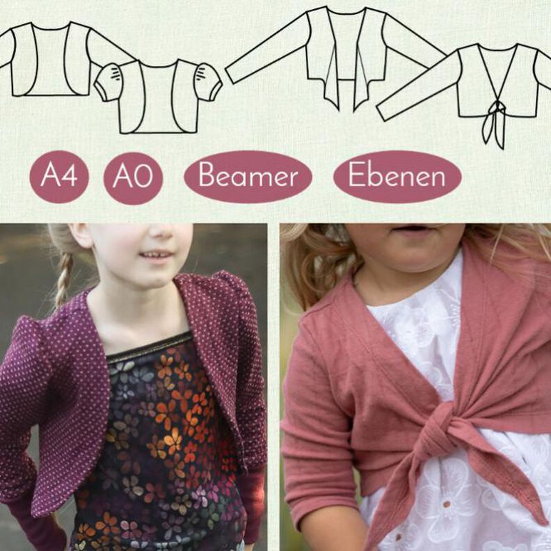 Abendstern: Bolerojäckchen für Kinder Gr. 74 bis 164 image number 1