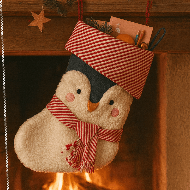 Nikolausstiefel Pinguin – Schnittmuster mit Nähanleitung image number 9