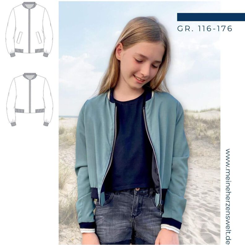 Blouson Kinder – Schnittmuster Gr. 116-176 – Havanna #121 image number 1