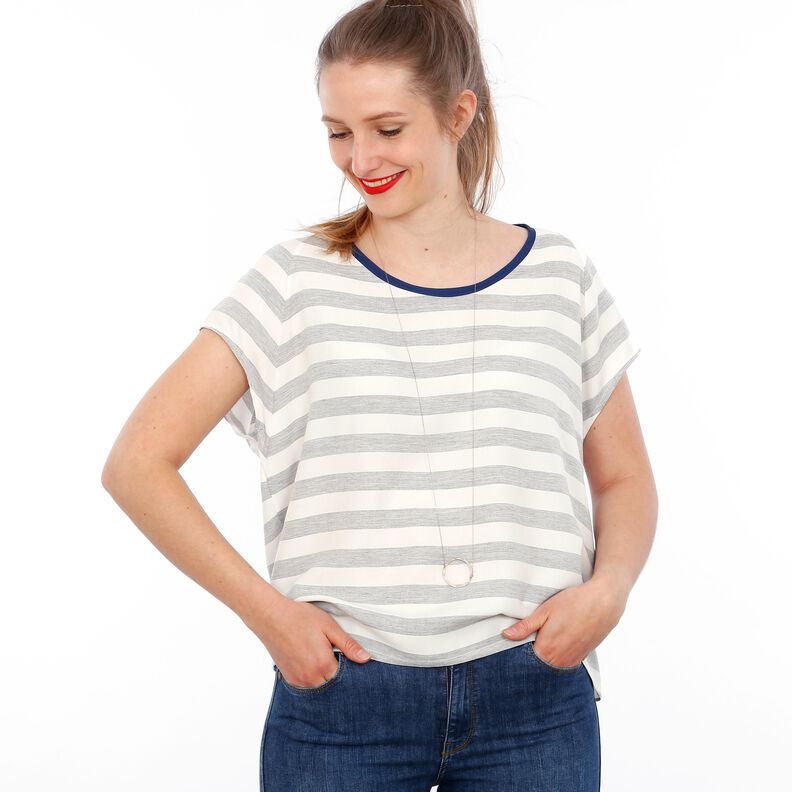 FRAU MIA - Luftige Raglanbluse XS-XXL image number 6