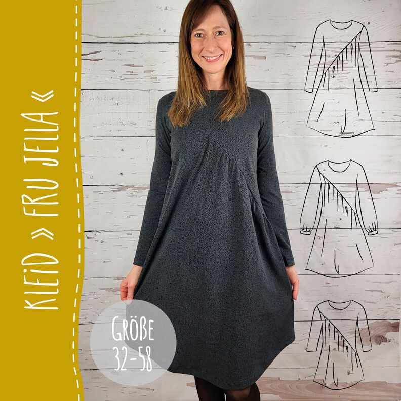 KLEID "FRU JELLA" - Schnittmuster und Anleitung image number 1
