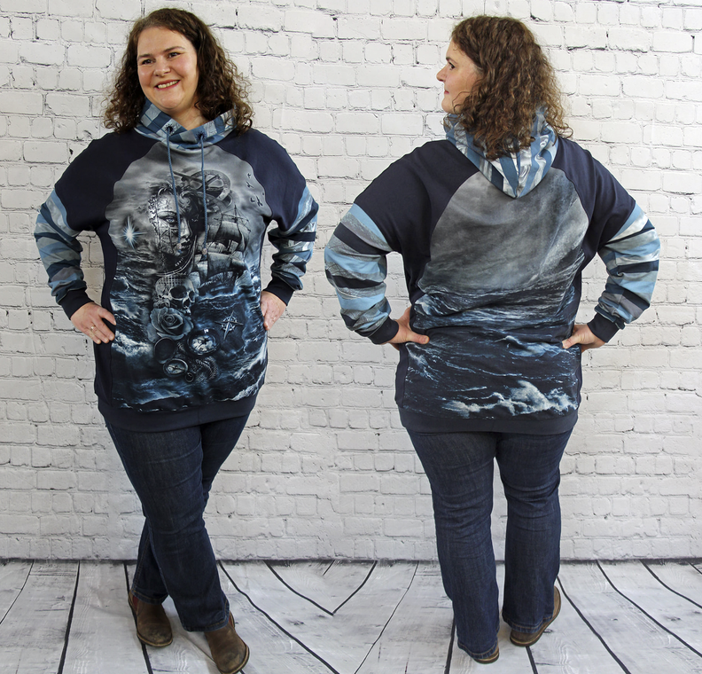 BaggyHood Damen Gr. 32 bis 54 image number 5