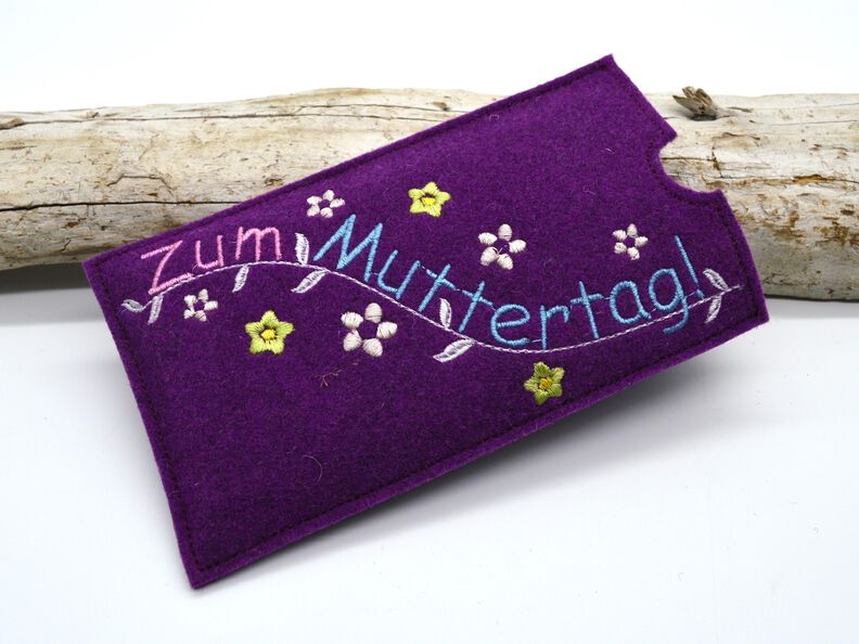 Stickdatei Schokohülle Muttertag SET Mama Mutti image number 5