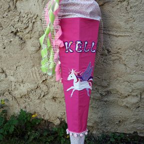 Schultüte Zuckertüte mit Innenkissen nähen alle Größen