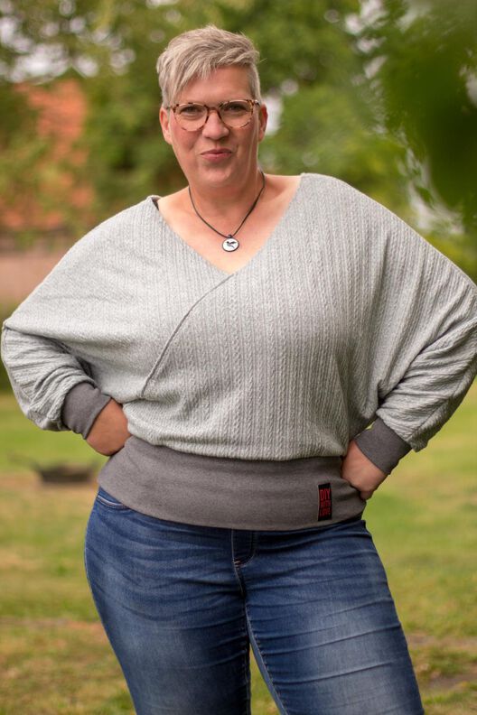 Pullover ACAI (34-56) Schnittmuster Wickeloptik Damen image number 4