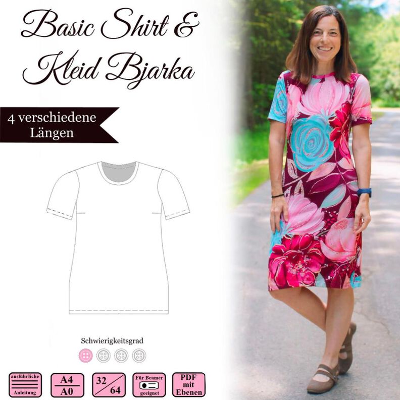 Basic Shirt + Kleid „Bjarka“ 32-64 image number 1