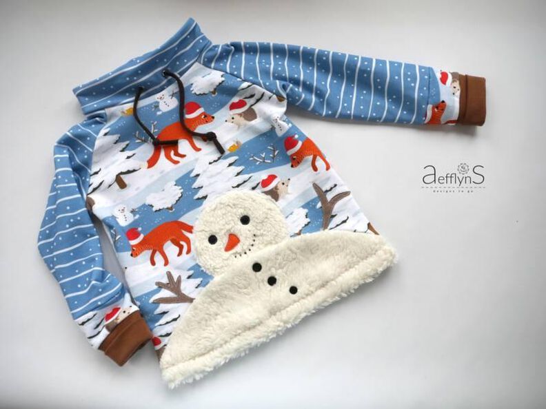 Kinder Pullover mit Teilung Shirt MiniMars ♥ Gr. 62-128 image number 3