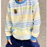 Musselin Hoodie Sweater Musling Gr. 86-170, Leinen, A4 + A0 thumbnail number 3