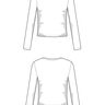 Schnittmuster nach Maß: Langarmshirt Damen Jersey Top thumbnail number 6