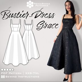 Bustier Kleid Grace | E-Book (PDF) | Größen XXS-7XL 