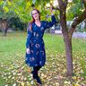 schwingendes Wickelkleid SOPHIA Größe 34 - 52 (XS - XXXL) thumbnail number 6