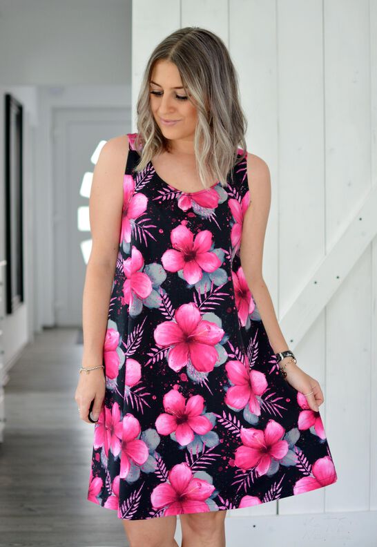 Kleid Tunika DELICIA (34-56) A-Linie Schnittmuster image number 2