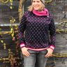 Damen Knopfleisten Pullover BUTTON RAGLAN Gr. XS-4XL (32-54) thumbnail number 9