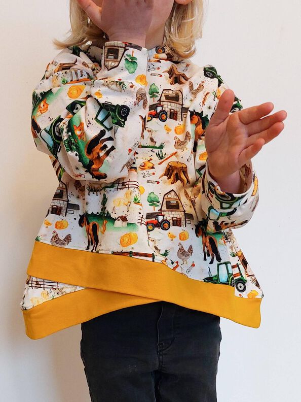 Schnittmuster  Ebook Hoodie CARBONIA  Kids Gr. 74-152 image number 5