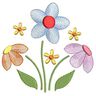Stickdatei Blumenwiese Relief-und 3D Satinstiche 10x10cm thumbnail number 1