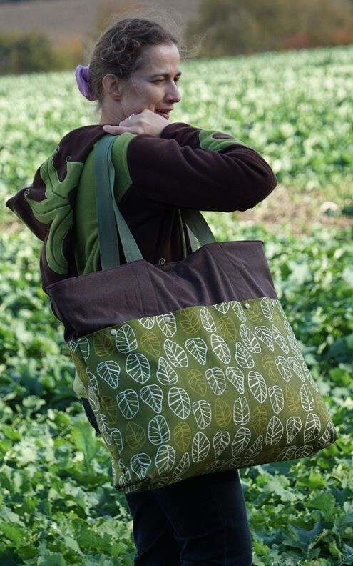 XXL Shopper Strandtasche aus Softshell nähen " Annett " image number 8
