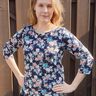 Lea – Elegantes Shirt, U-Boot-Ausschnitt, BU 80-116, A4+A0 thumbnail number 2