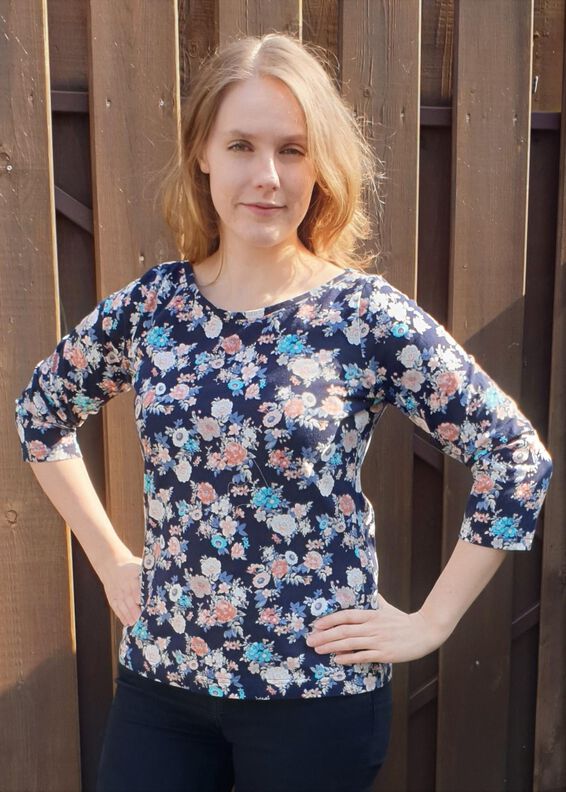 Lea – Elegantes Shirt, U-Boot-Ausschnitt, BU 80-116, A4+A0 image number 2