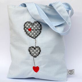 Stickdatei Herzgirlande senkrecht 13x18cm