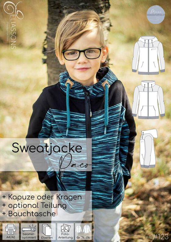 Hoodie Kinder & Damen & Herren - Paco image number 3