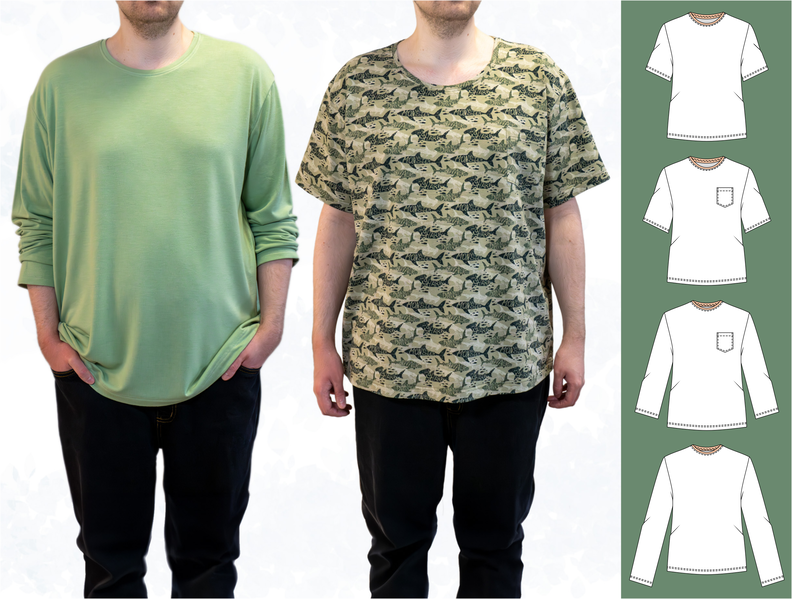 Oversize Shirt für Herren „Mark“ – 4 Ärmellängen Gr. 44-60 image number 10