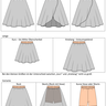 Zoe Kids – Rock mit Shorts, 2 Längen Gr. 92-164, A4+A0 thumbnail number 9
