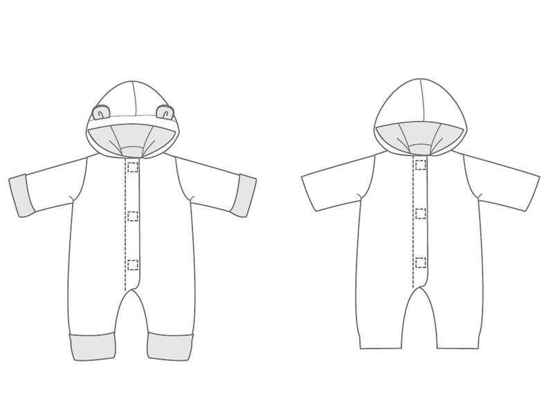 CASSIA Schnittmuster Baby Overall image number 7