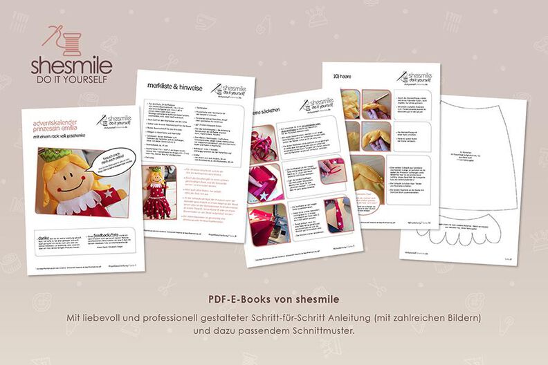 Adventskalender Prinzessin (Nähanleitung und Schnittmuster) image number 3